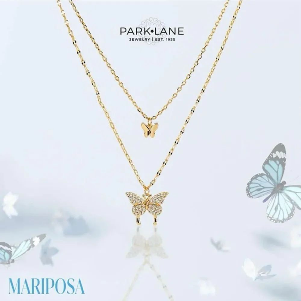 Park Lane | Mariposa Necklace | 2 in 1 | Gold